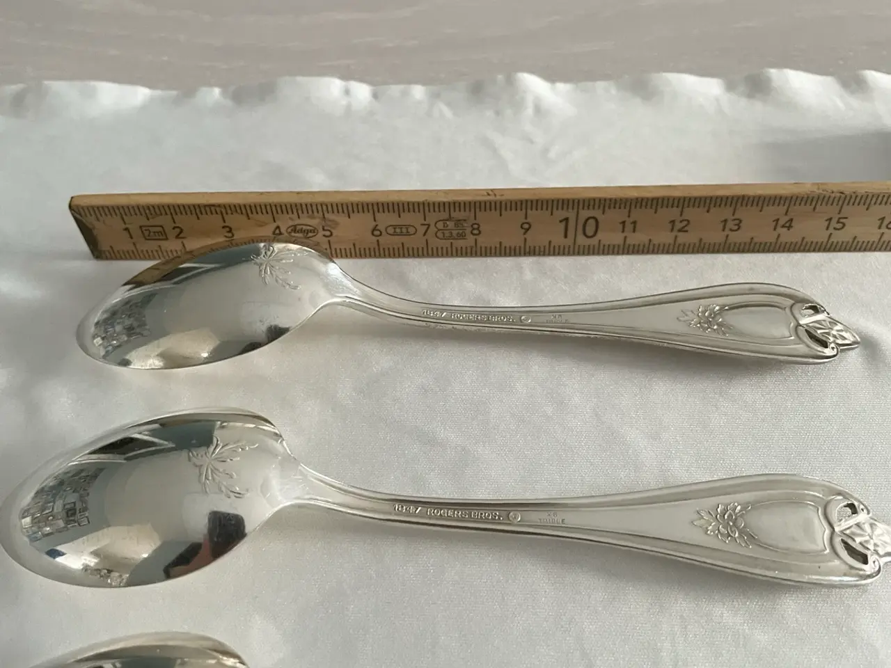 Billede 6 - ‘Old Colony’ dessertskeer i sølvplet