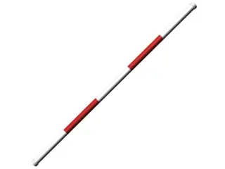 Bom krydstræ Ø9,5 x3,0m incl endekapper