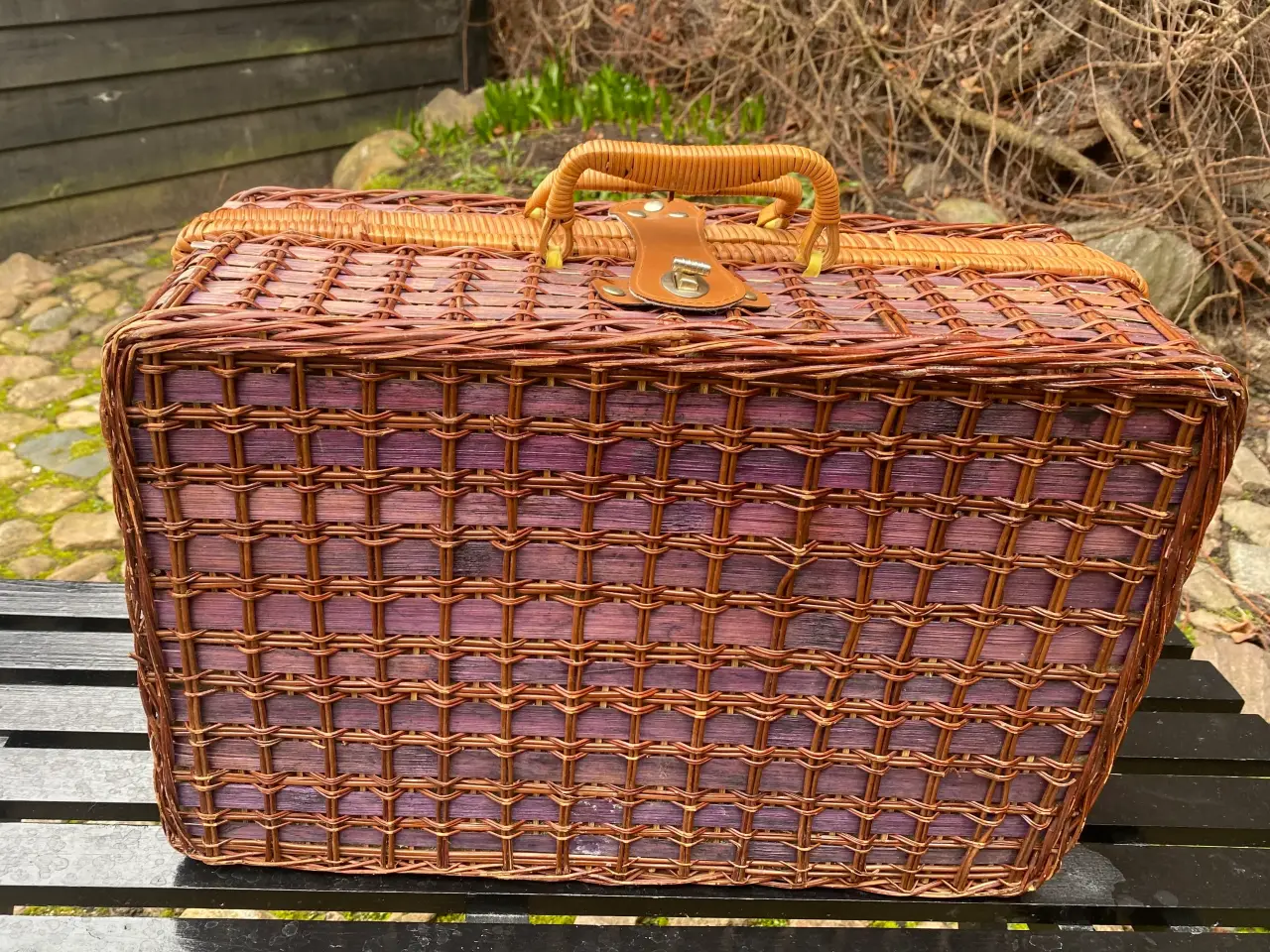 Billede 1 - Vintage  kuffert picnickurv 