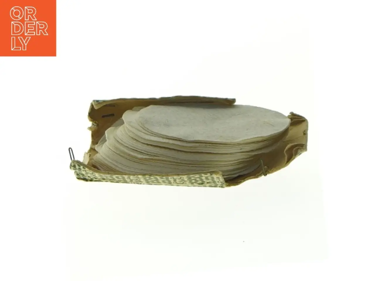 Billede 1 - Gammel kaffefiltreringspakke (str. 6 cm)