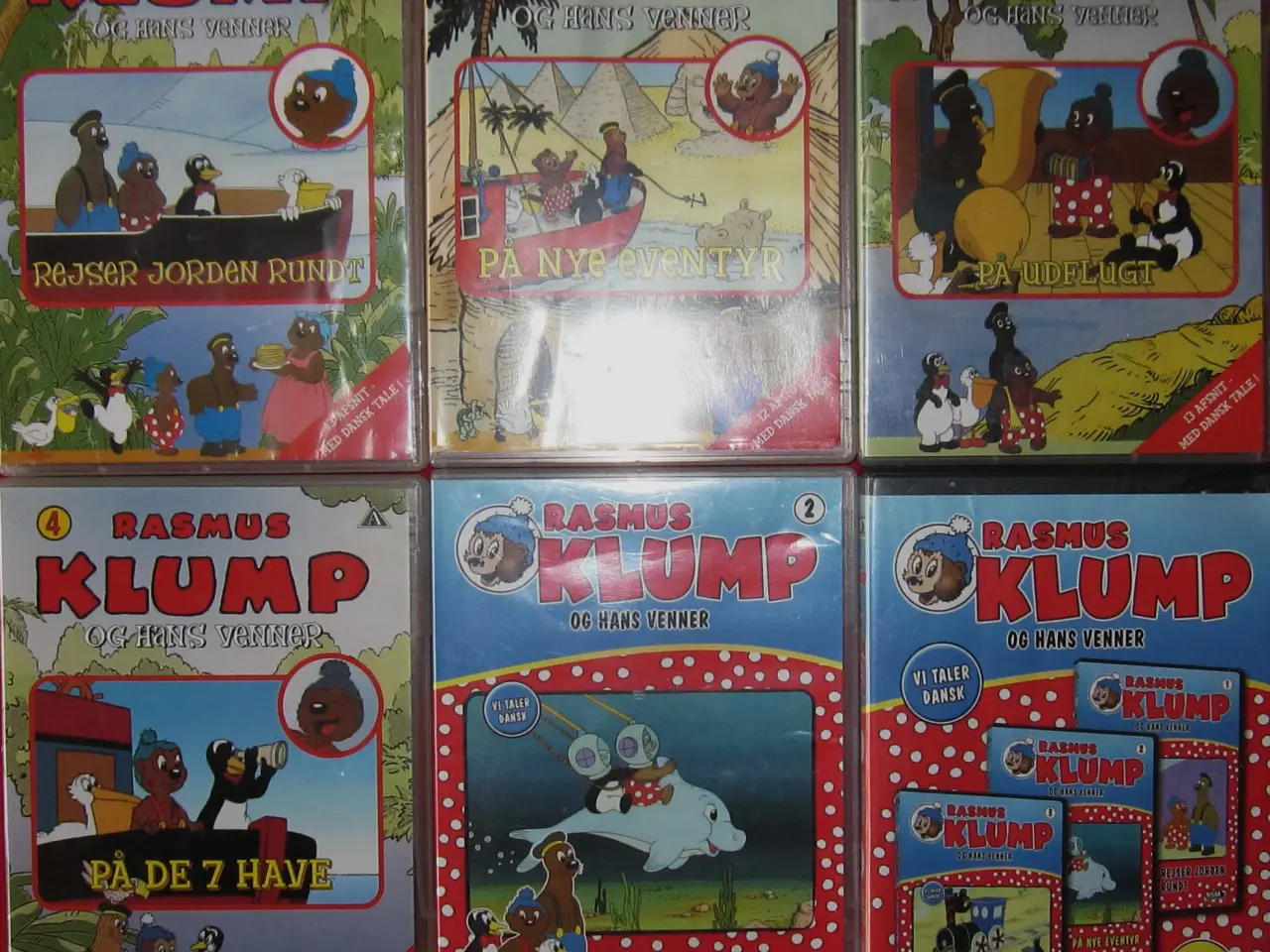 Billede 1 - Rasmus Klump og hans venner - 6 stk. DVD film