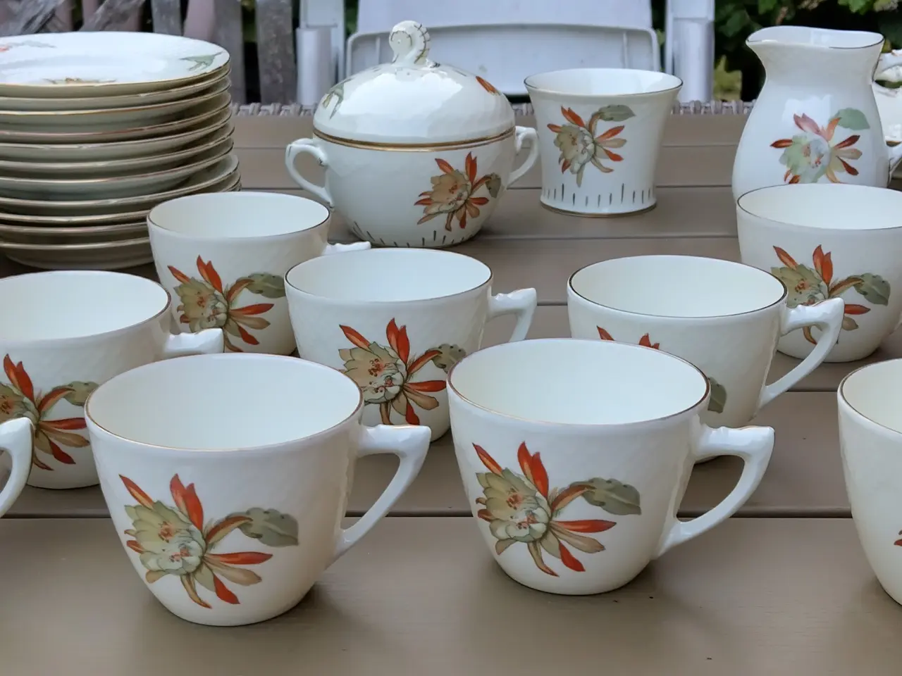 Billede 2 - 50 dele B & G Porcelæns Stel