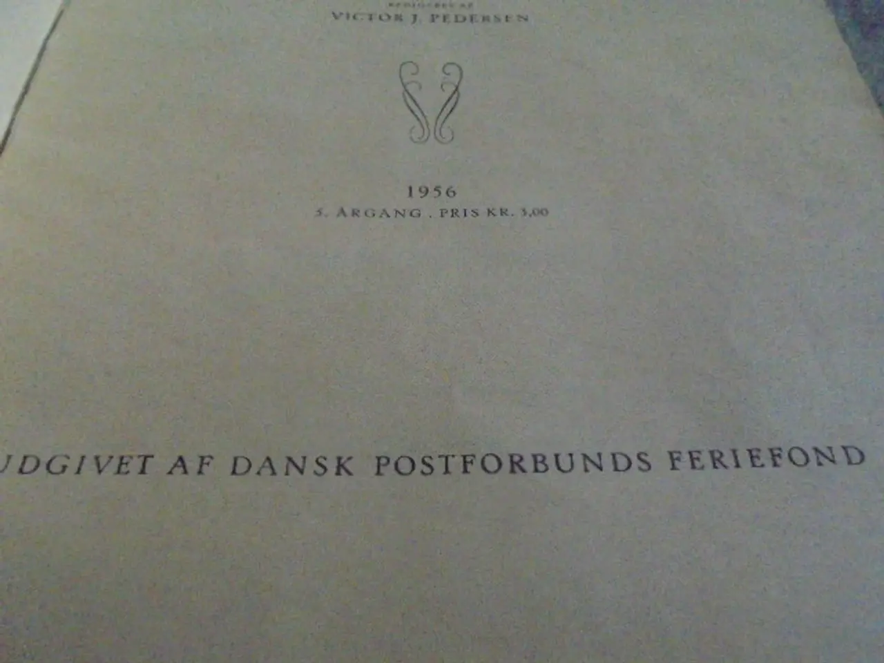 Billede 2 - Dansk Postforbunds Feriefond – Juleposten 1956  