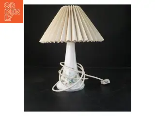 Retro bordlampe med folde lampeskærm (str. 38x26 cm)