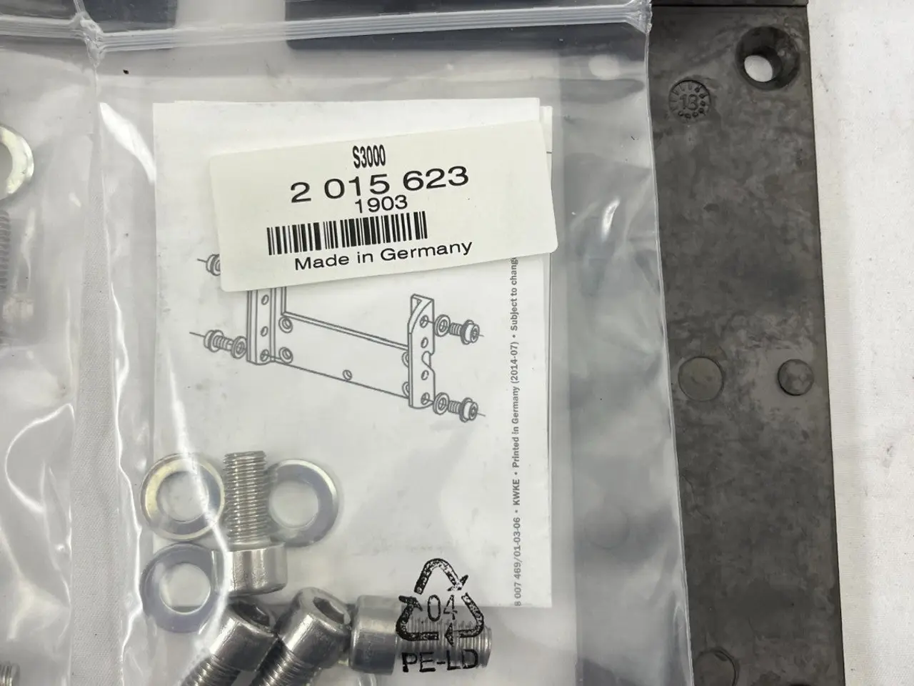 Billede 5 - 2x SICK S3000 Mounting Kit 2015623 Brackets &