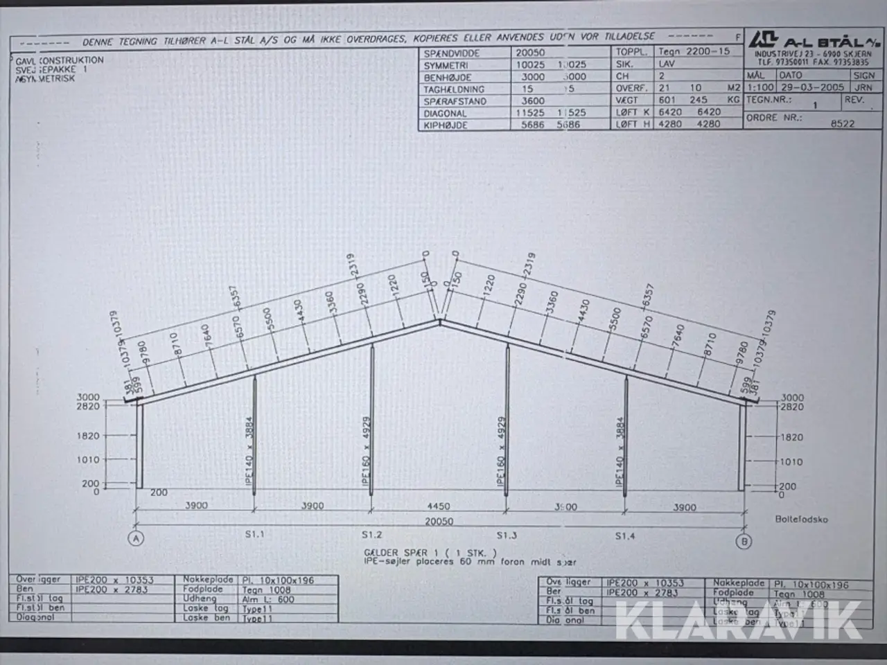 Billede 4 - Hal AL-stål - cirka 500 m3