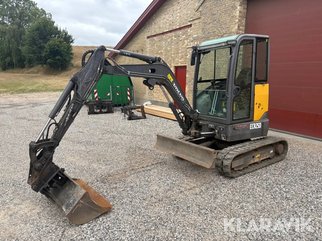Billede 1 - Minigraver Volvo ECR25D med skovle