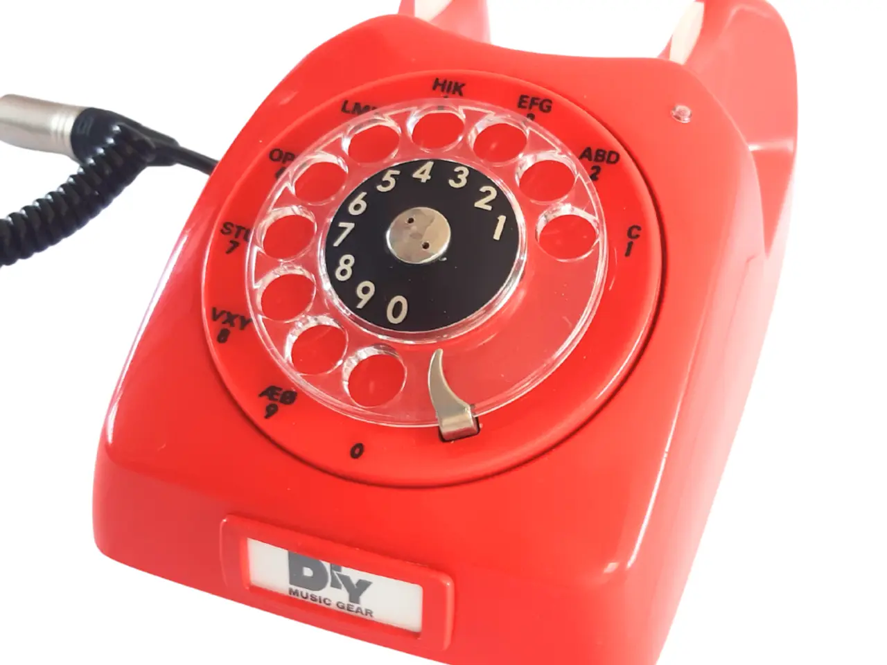 Billede 4 - Retro telefon mikrofon 2 (Rød)