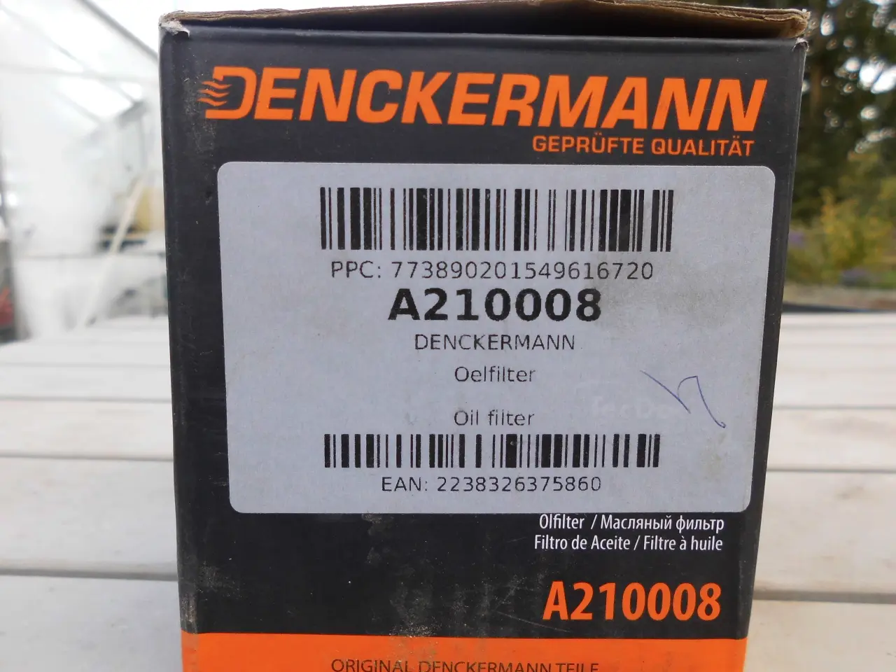 Billede 1 - oliefilter denckermann