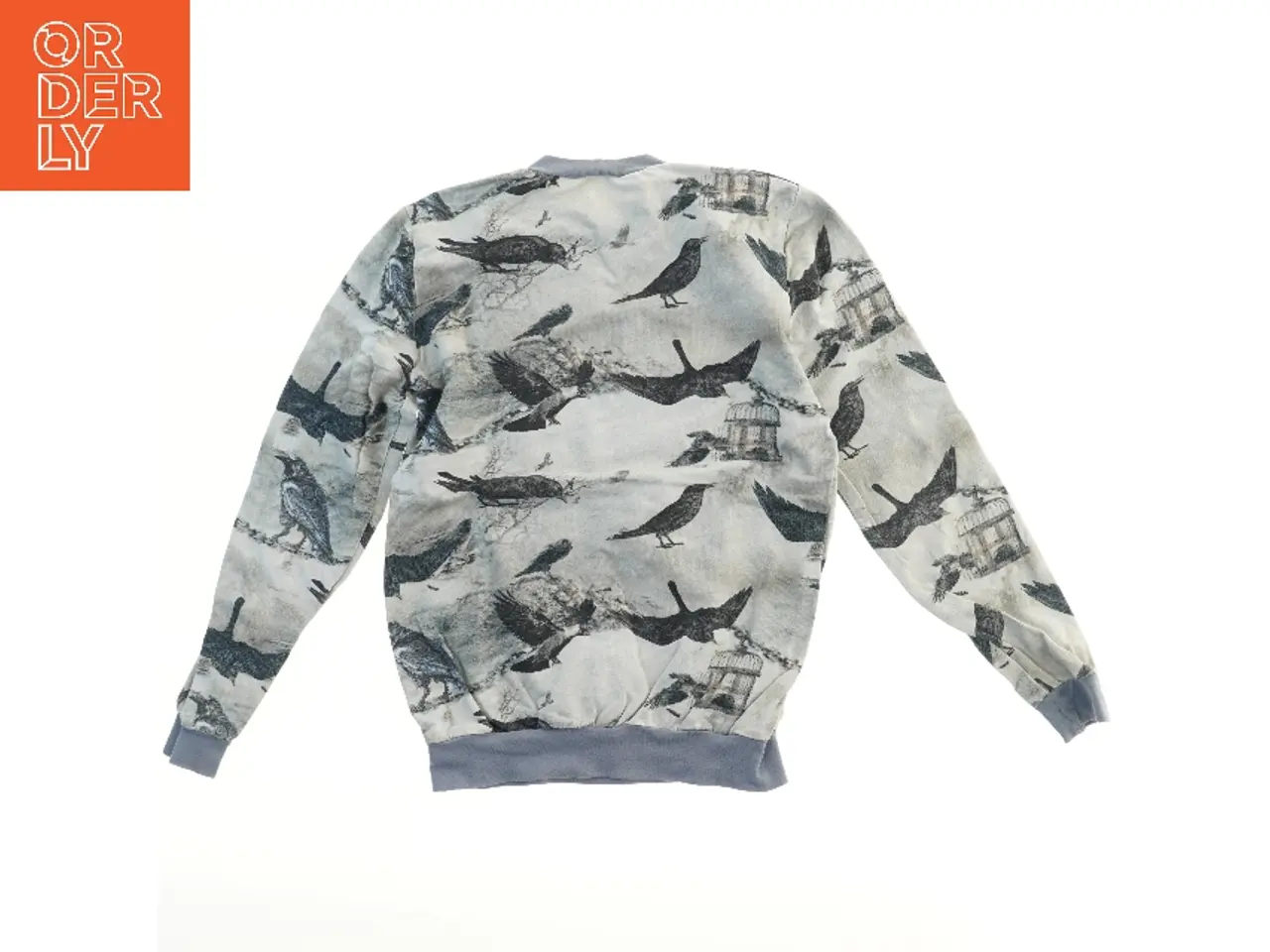 Billede 2 - Sweatshirt med fuglemotiv (str.  41x57 cm)