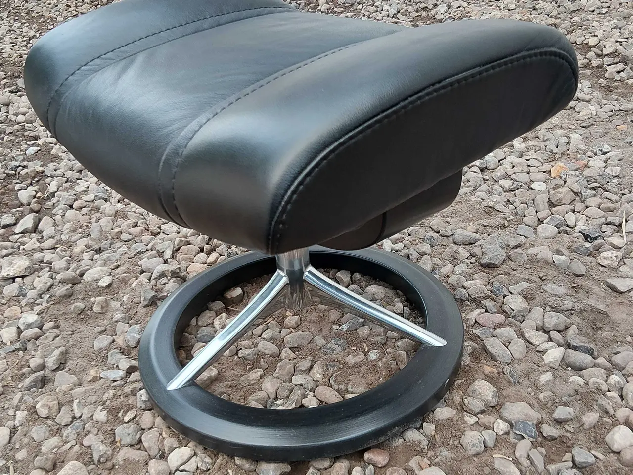 Billede 6 - stressless wing læder lænestol. NYPRIS 25.998