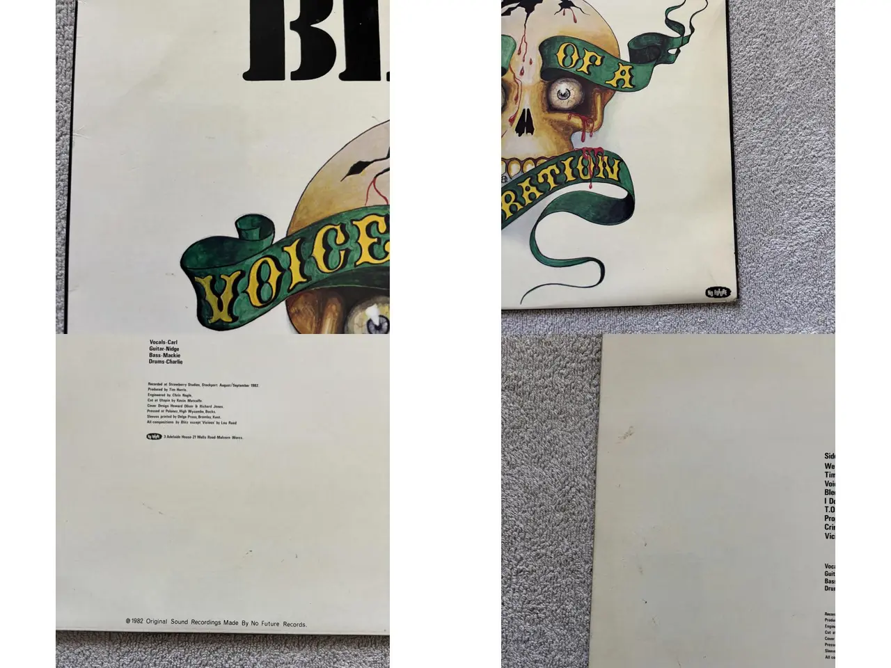 Billede 5 - Blitz – Voice Of A Generation LP UK82 Punk Rock