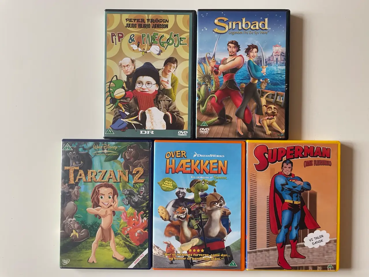 Billede 1 - 5 børnefilm bl.a. Tarzan og Sinbad 