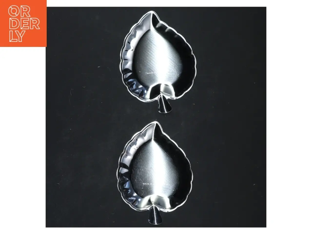 Billede 1 - Formet plade i bladform (str. 12x9 cm)