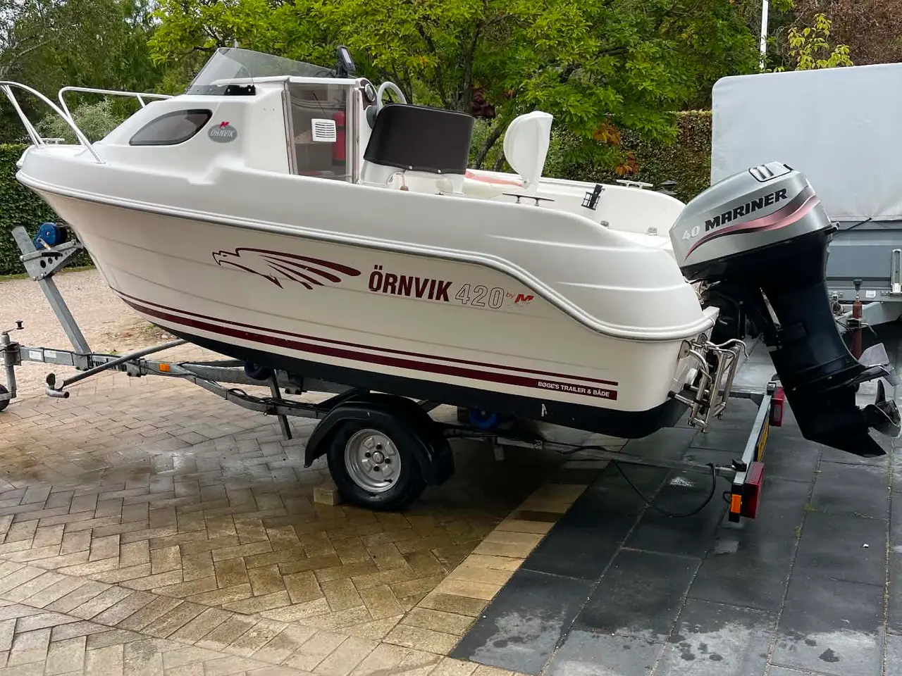 Billede 1 - Ørnvik 420 kabinebåd med Mariner motor Brenderup