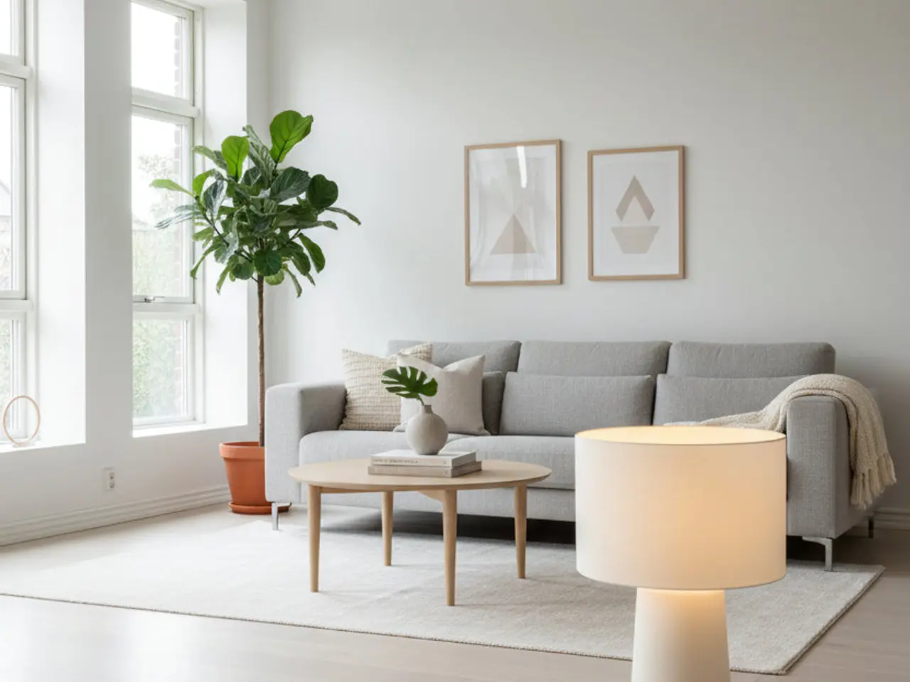 Billede 2 - Cappellini Big Shadow Gulvlampe - Hvid H90 cm