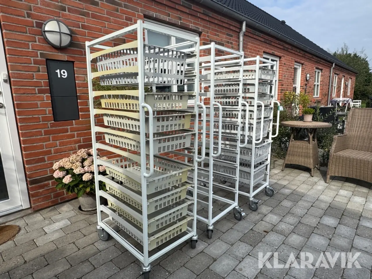 Billede 2 - Tårnevogne - Rullevogne FOHO 11251 3 styks - med bakker