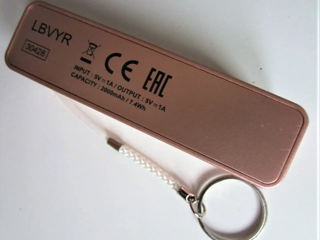 Billede 1 - LBVYR ( Yves Rocher ) Pink powerbank med spejl