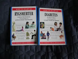 Kort og klart om rygsmerter og diabetes