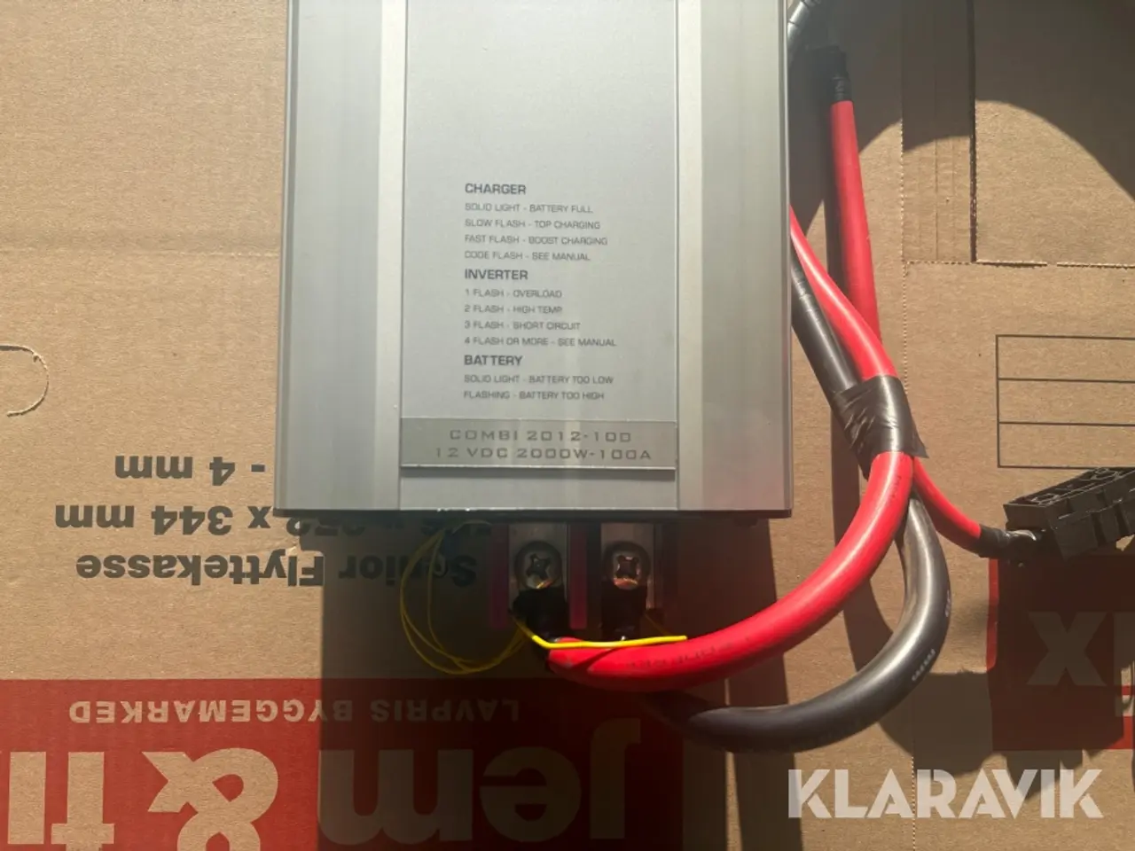 Billede 12 - Inverter Clayton G3 COMBI 2012-100