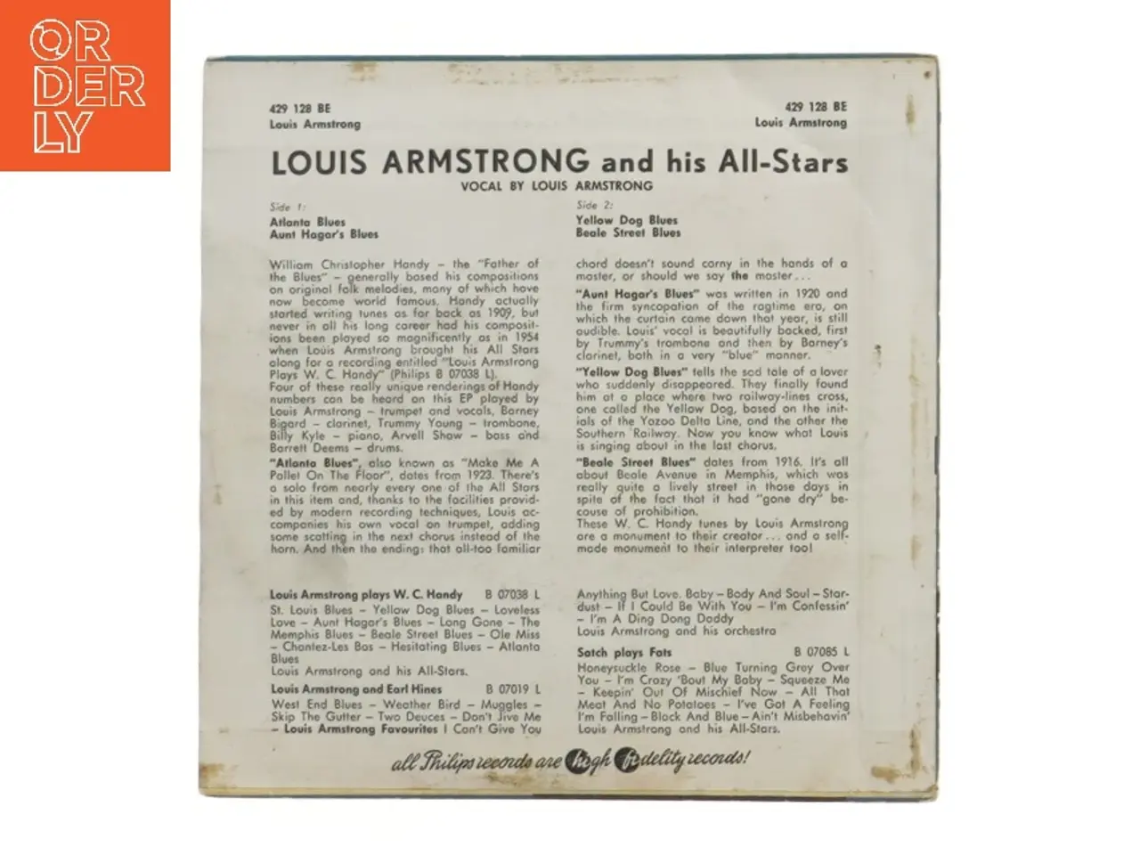 Billede 2 - Louis Armstrong EP