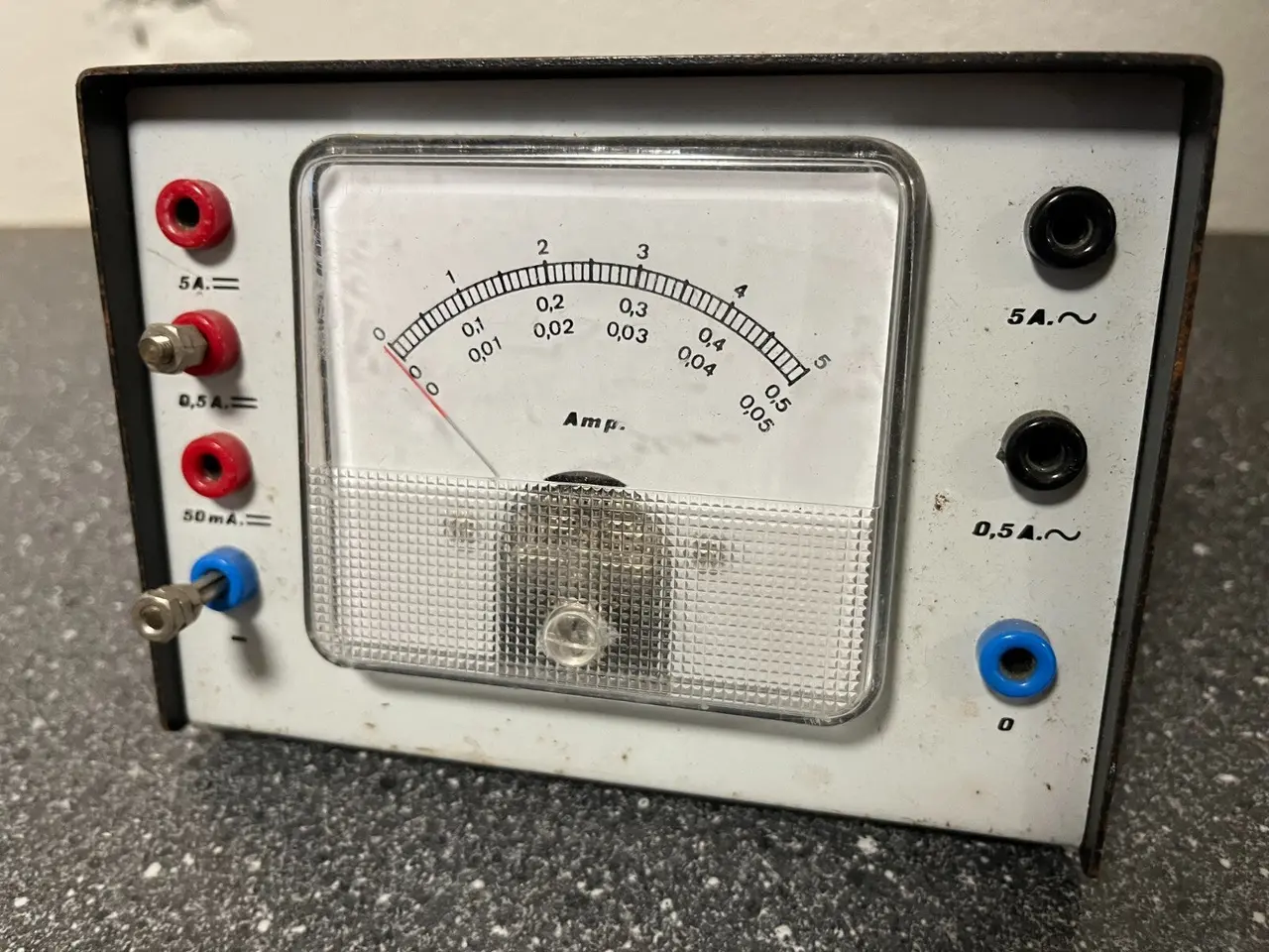 Billede 3 - Vintage Analog Ammeter Lab/Educational Equipment