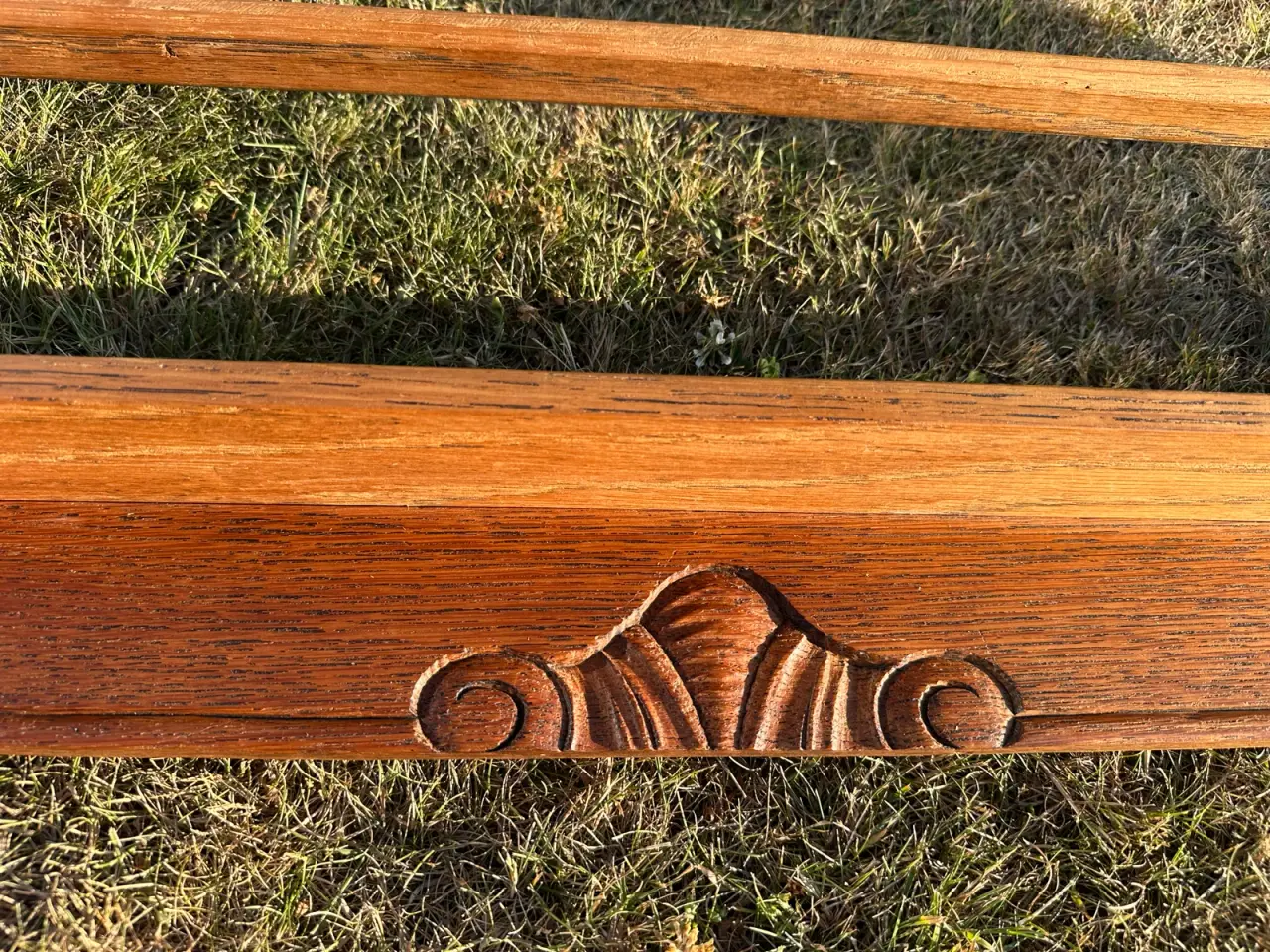 Billede 3 - Stor retro tallerkenrække / hylde i teak