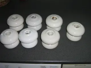 Porcelæns Isolatorer som lysestager
