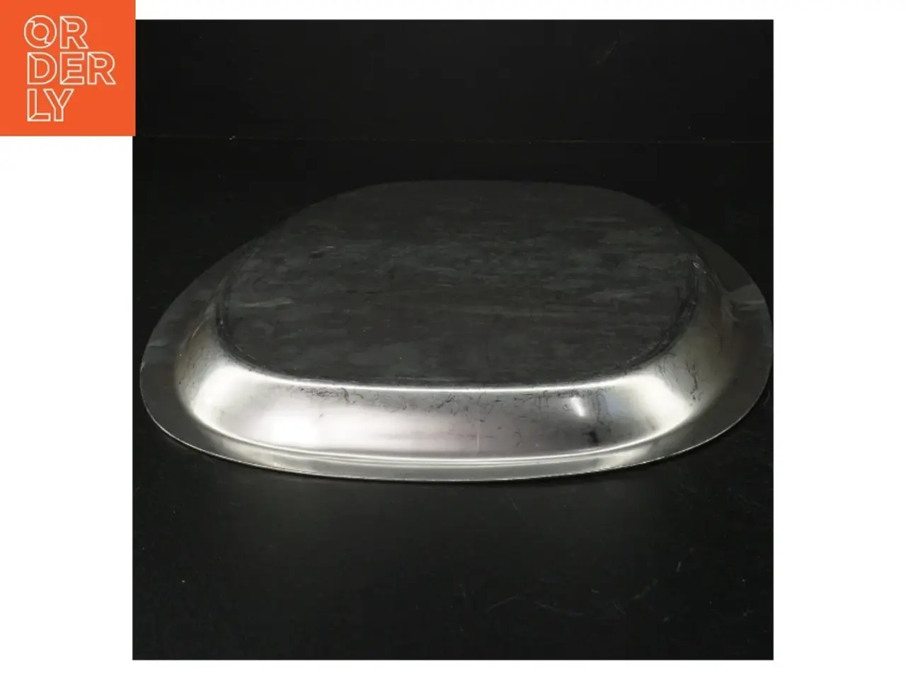 Billede 3 - Rustfrit stål serveringsbakke (str. 37 x 26 cm)