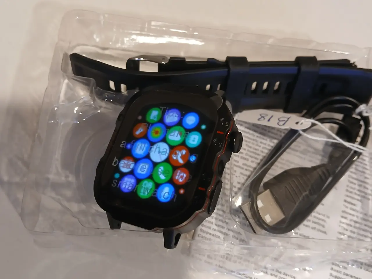 Billede 1 - Robust smart watch af høj kvalitet (B18) + (B22)
