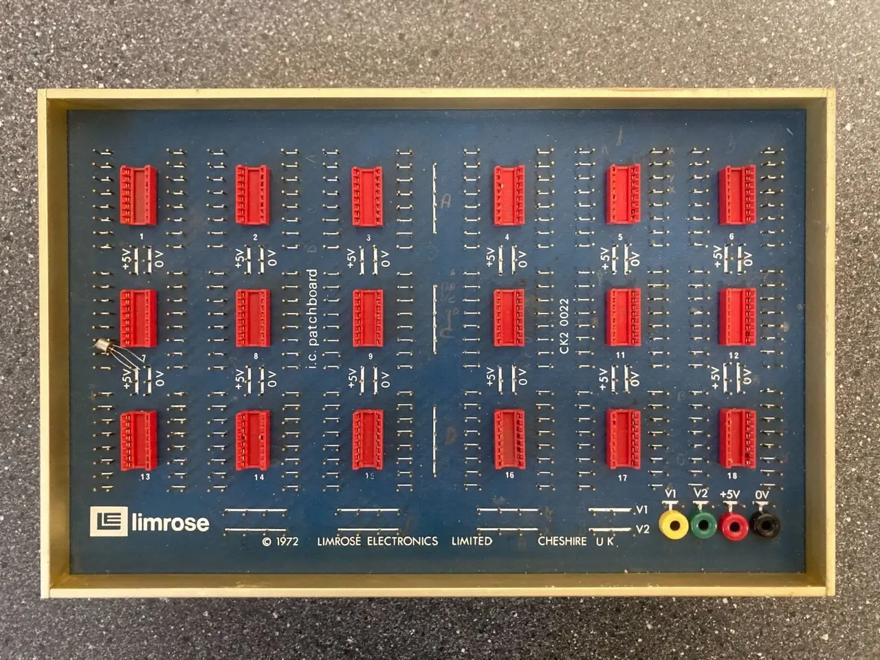 Billede 1 - 1972 Limrose Electronics IC Patchboard Model CK2