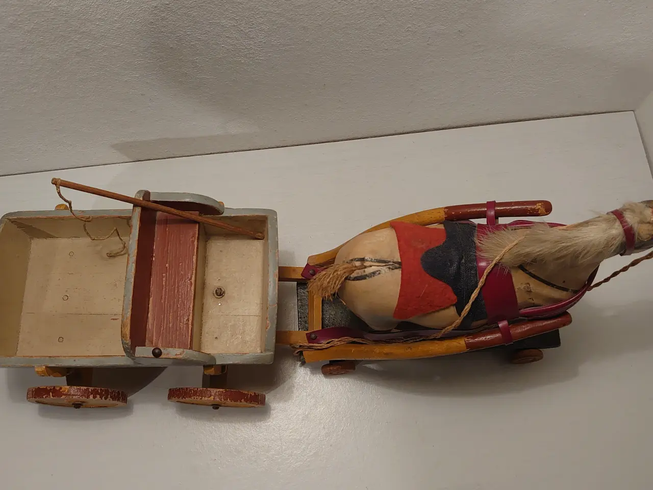 Billede 3 - Fængselslegetøj:Vogn og hest Vogn nr 48 i kat.1933