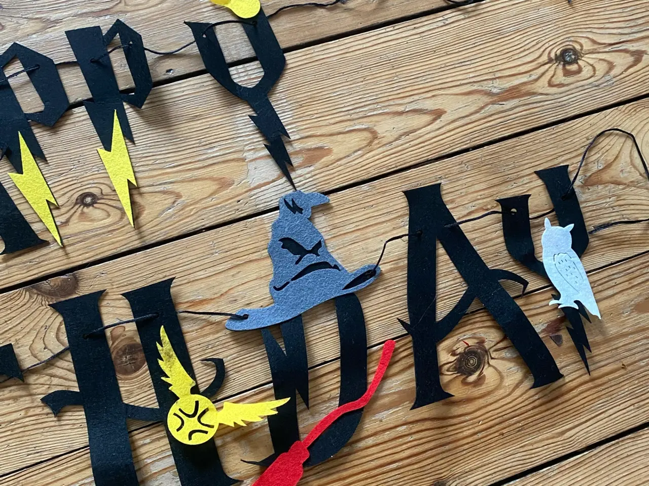 Billede 5 - Harry Potter tema fødselsdags guirlande