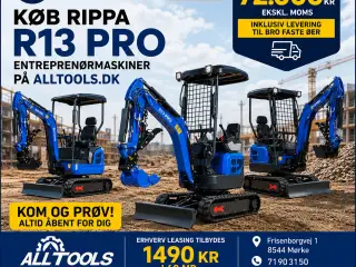 Rippa R13 Pro minigraver Kubota