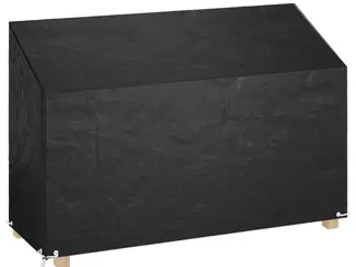 Overtræk til havebænk 190 x 70 x 70/88 cm - sort