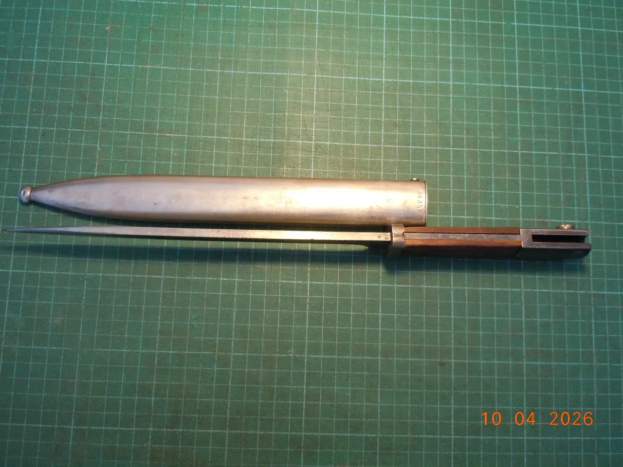 Billede 10 - Bajonet, tysk, 84/98 model, med stålskede