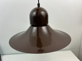 Stort brun retro pendel (E. S. Horn)