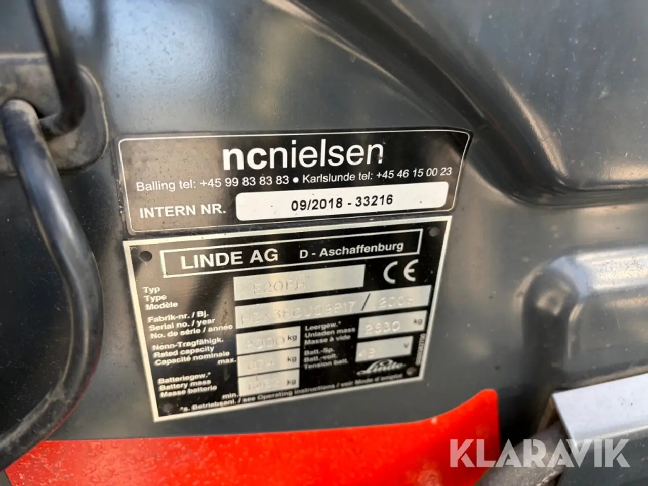 Billede 5 - Eltruck Linde E20PH