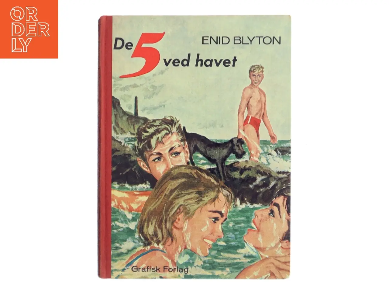 Billede 1 - De 5 ved havet af Enid Blyton (Bog)
