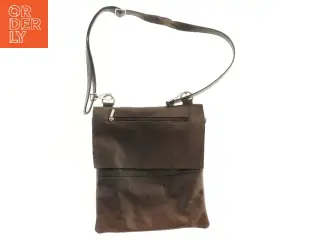 Brun skuldertaske (str. 32x28 cm)