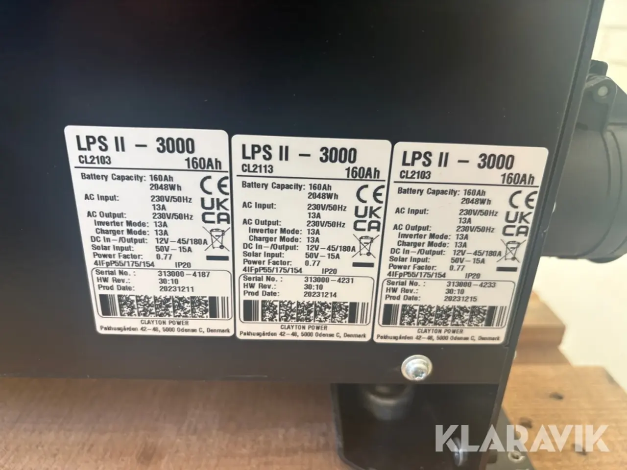 Billede 12 - Mobilt energisystem Clayton CE2302 E - GEN 400 - 2 480Ah