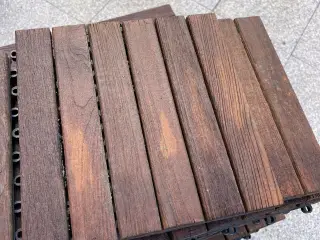 Treak træ terrassefliser