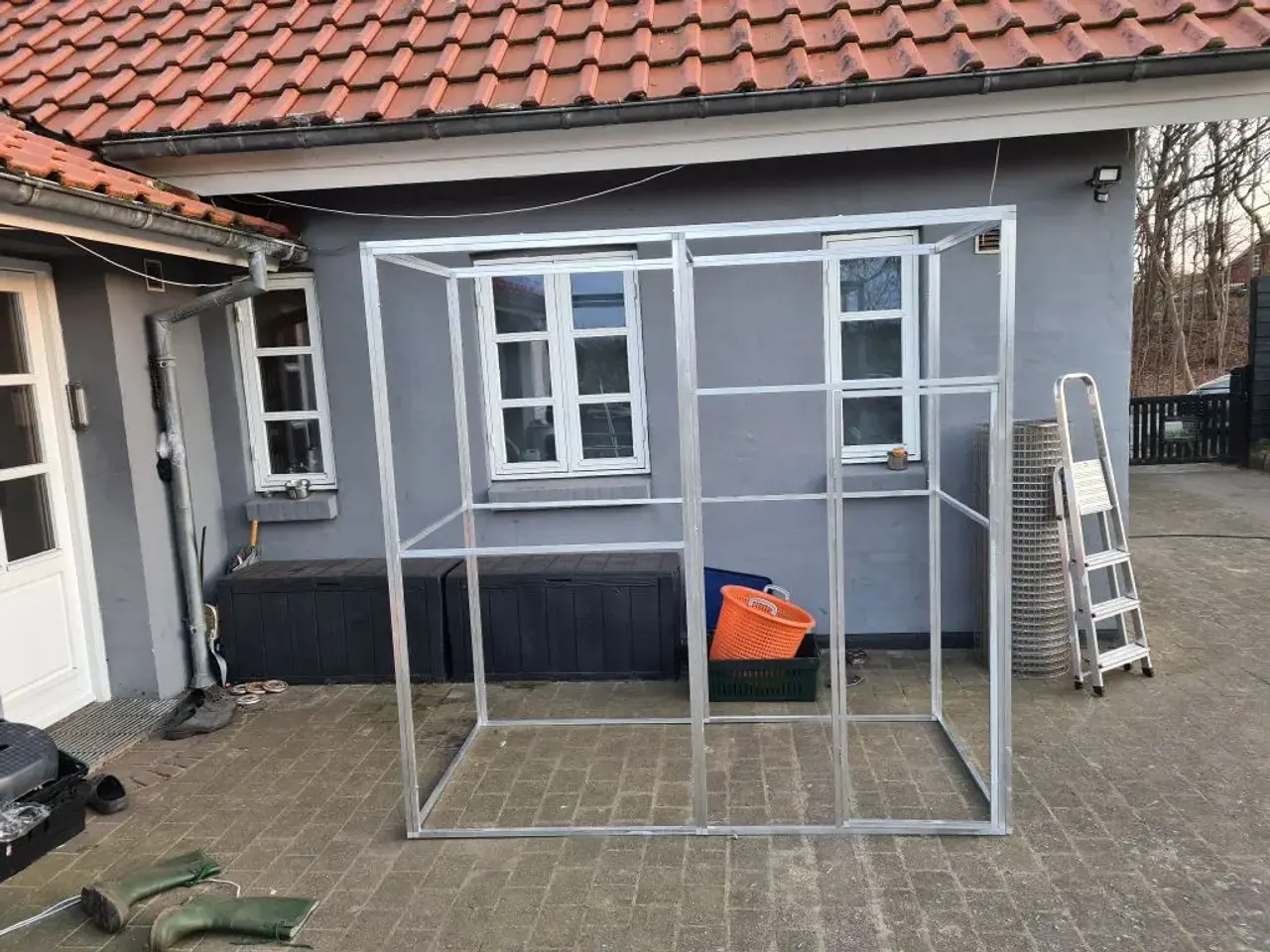 Billede 4 - Ny aluminium Voliere  .