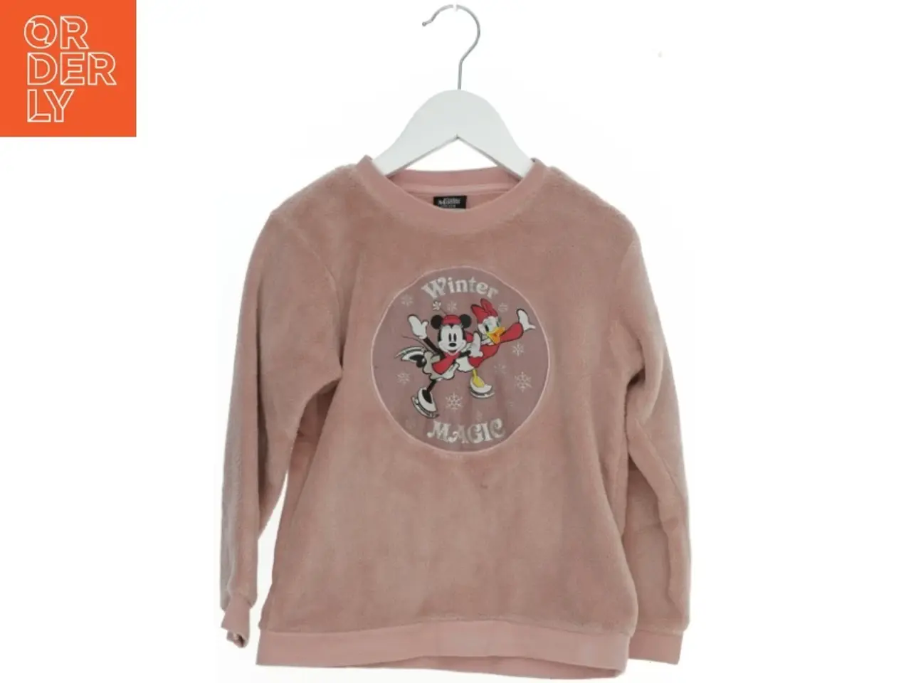Billede 1 - Varm Disney Mikke & Minnie fleece trøje fra Disney (str. 110)
