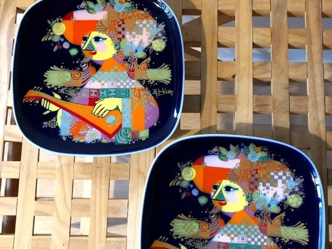 Billede 6 - Retro Wiinblad 1001 Nat Platter/fad