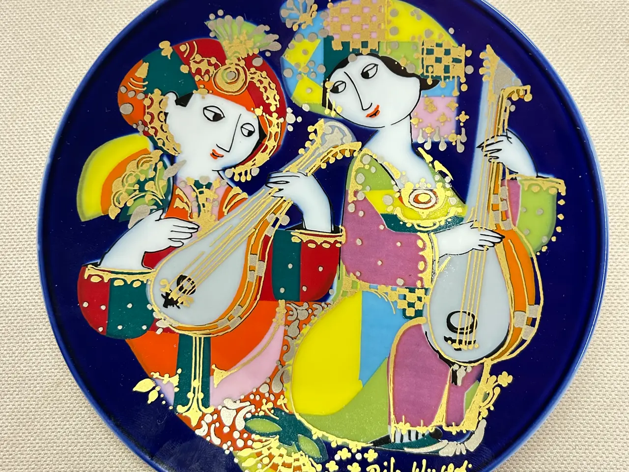 Billede 4 - Bjørn Wiinblad platter.