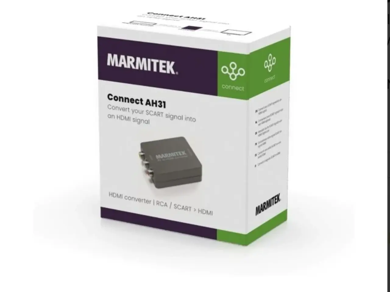 Billede 2 - Marmitek Connect AH31 SCART/RCA - HDMI konverter