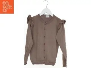 Friends jule glimmer børne cardigan str. 128 med Pynteflæser og glimmer