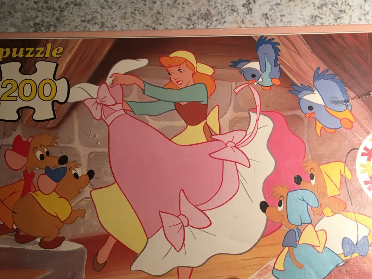 Billede 1 - Educa Walt Disney Askepot puslespil 200 brikker