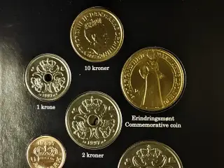 DET KGL MØNTSÆT 1997 m. 20 kr 1997 Margrethe 25 År